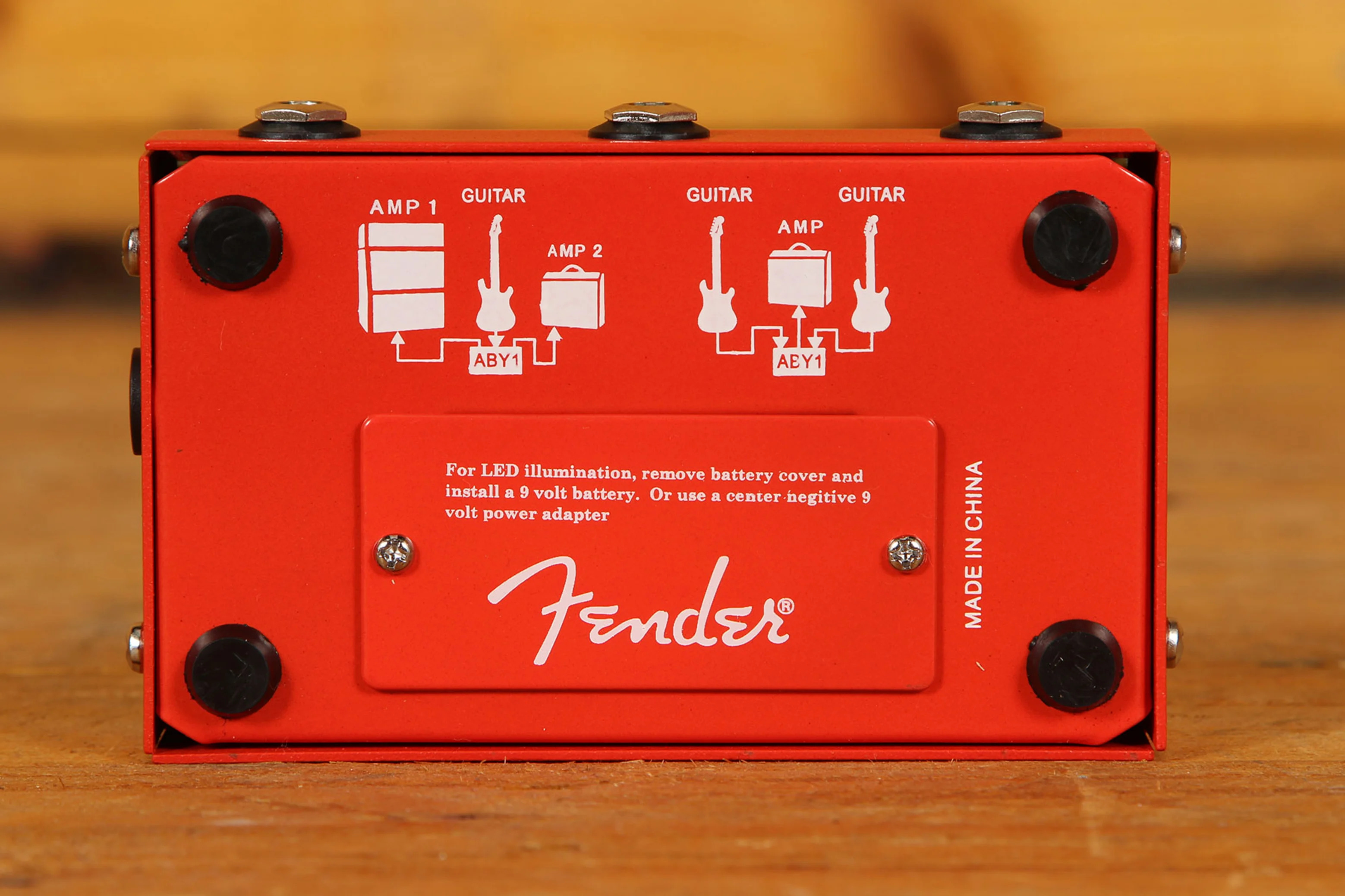 Fender ABY 2Way Switch Pedal Peach Guitars