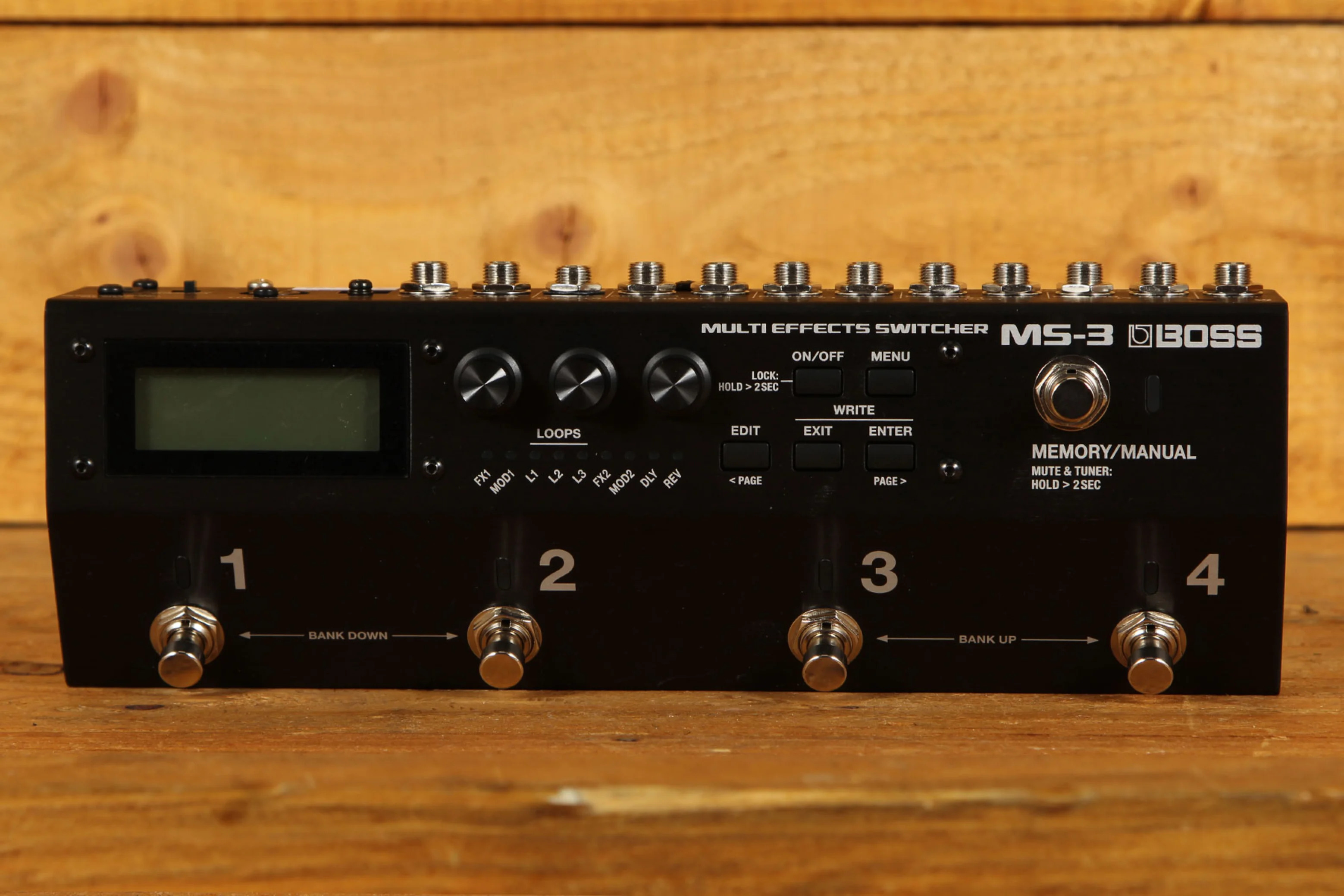Boss MS3 Multi Effects and Switcher Peach Guitars
