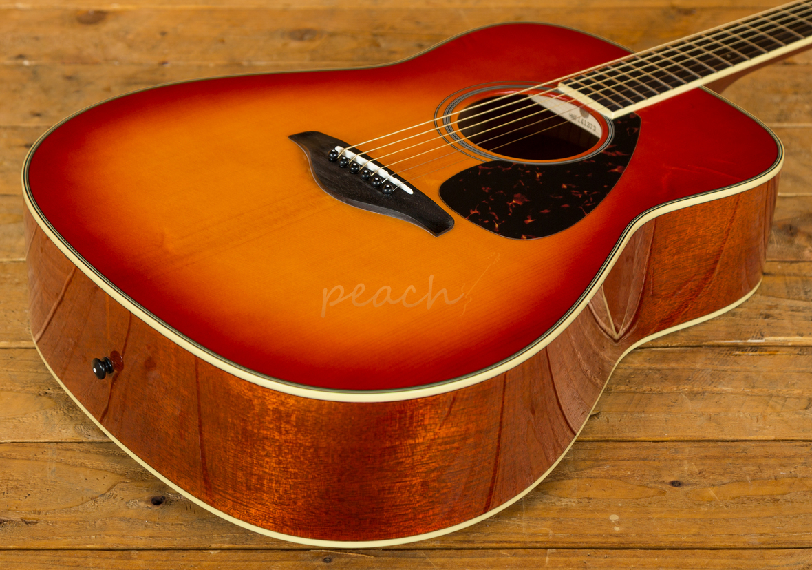 Yamaha Fg820 Acoustic Autumn Burst Peach Guitars