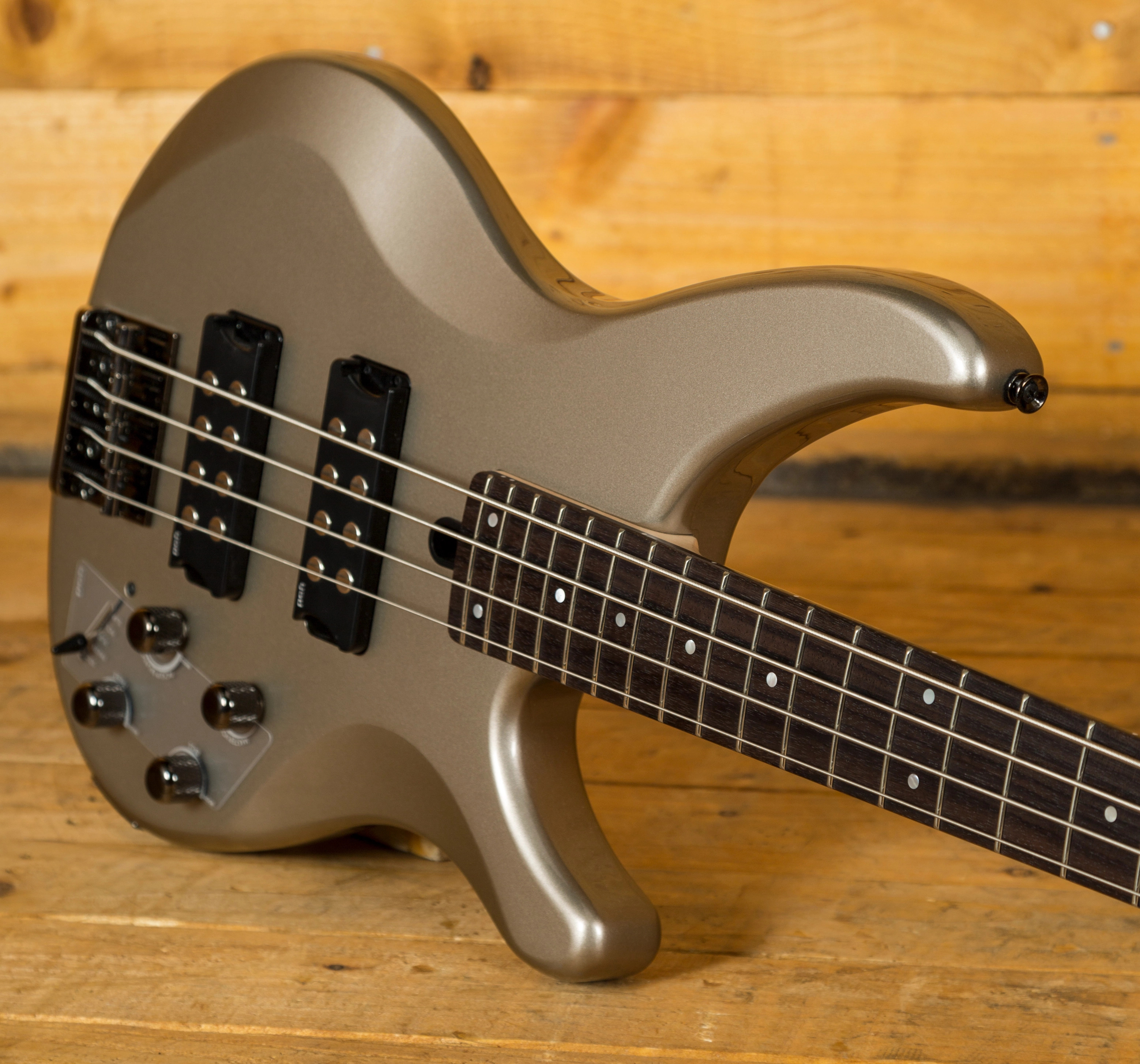 Yamaha TRBX304 Active Bass EQ Presets Pewter Peach Guitars