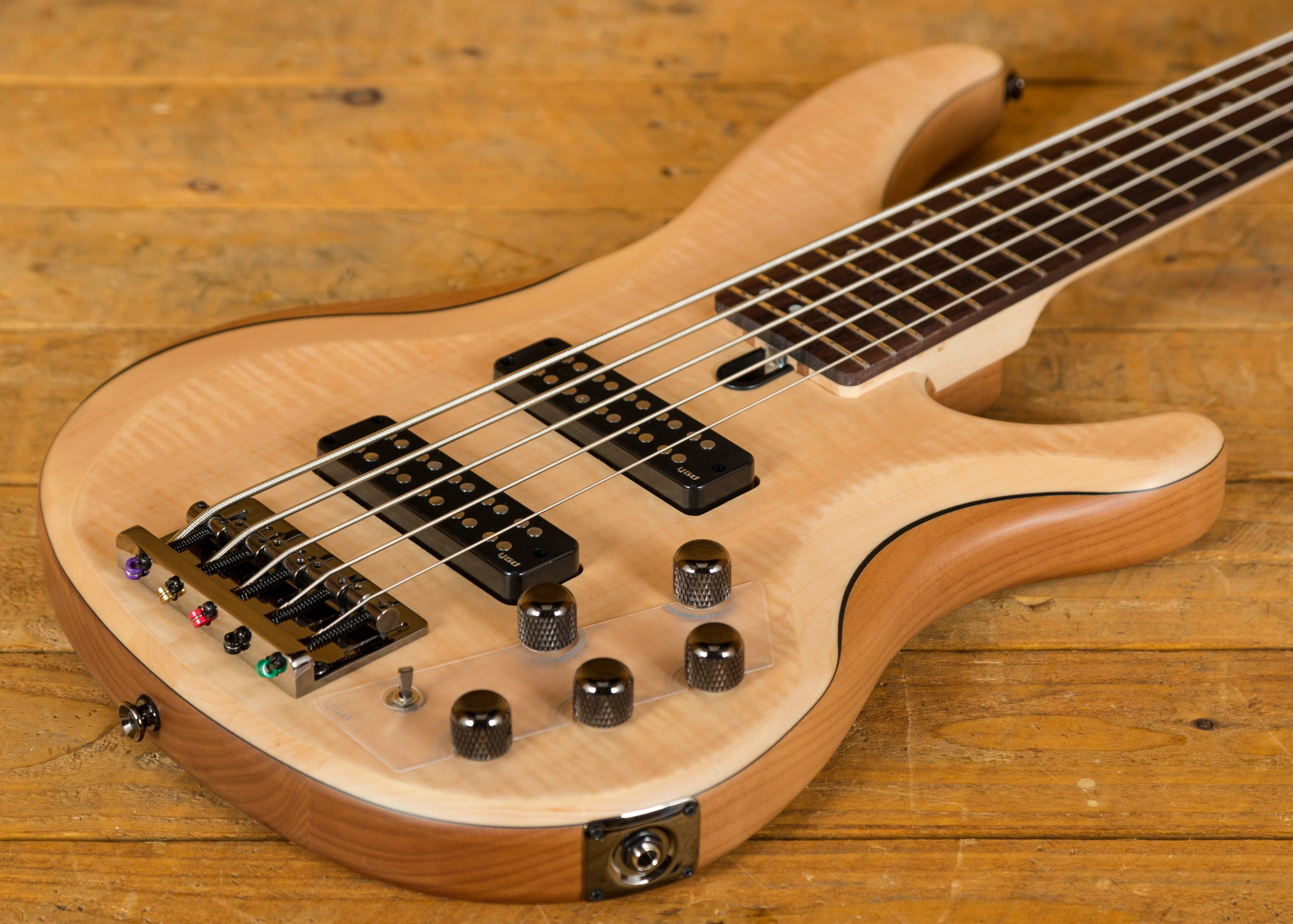 Yamaha TRBX605FM 5String Bass Natural Satin Peach Guitars