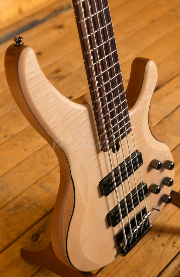 Yamaha Trbx605fm 5 String Bass Natural Satin Peach Guitars