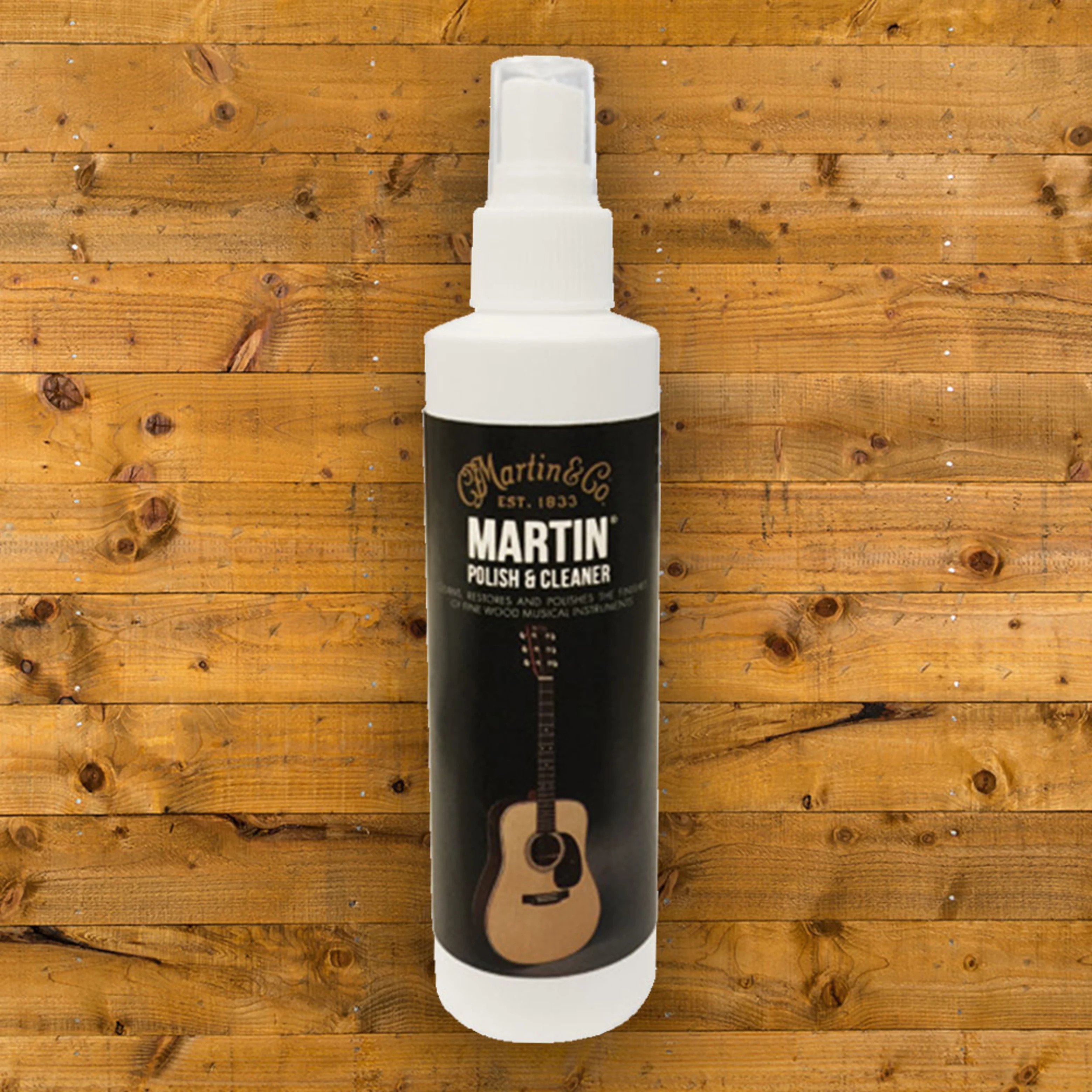 C F Martin Polish Cleaner 6oz w Sprayer Peach Guitars