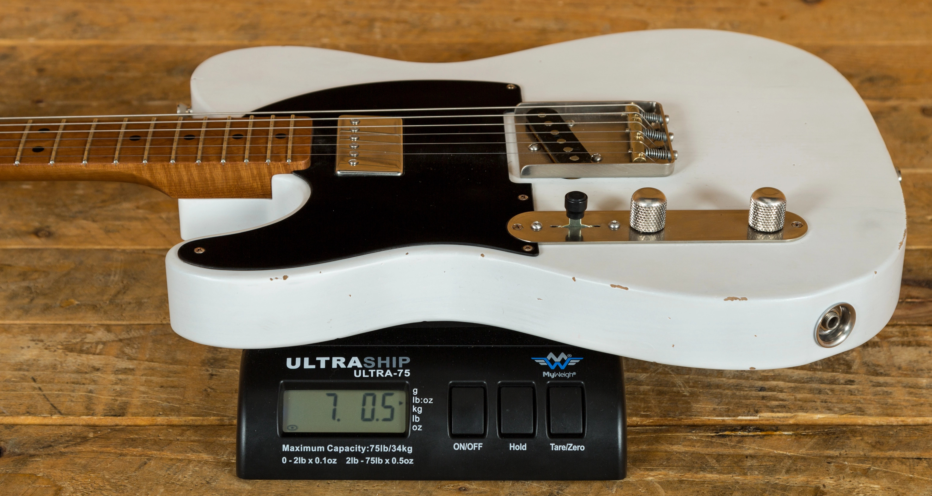 LSL T Bone One Baked Maple Left Handed Peach Guitars