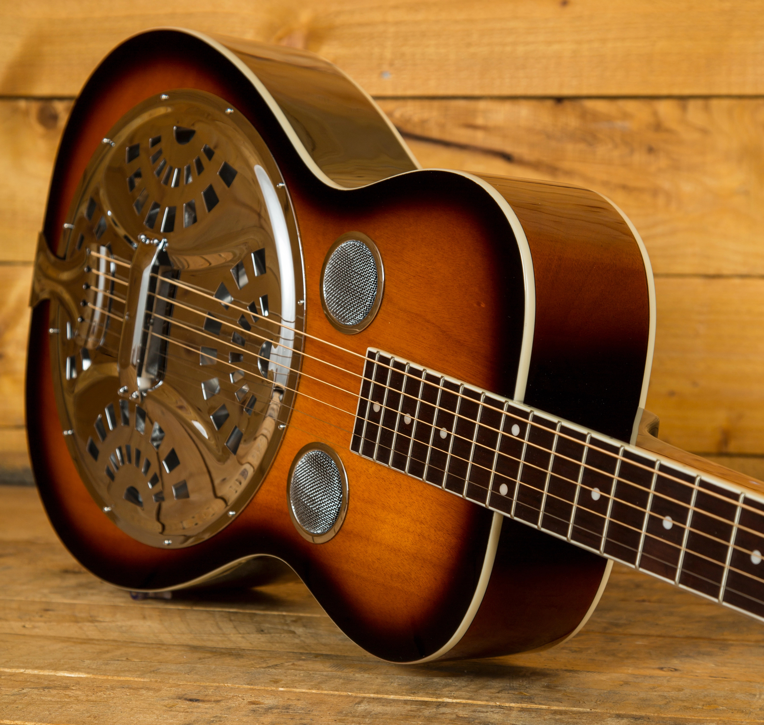 Gold Tone Paul Beard Signature Square Neck Resonator Peach Guitars