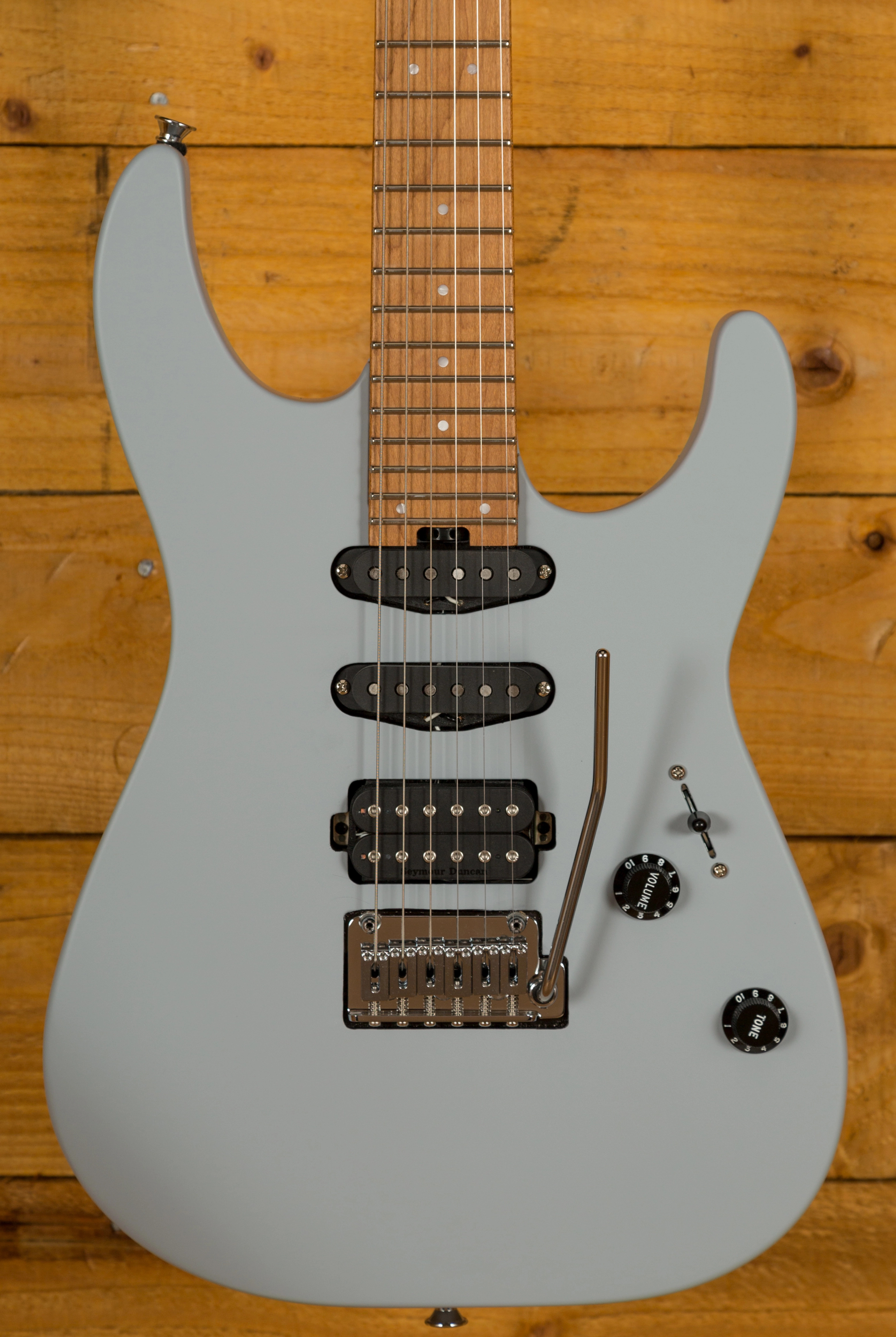 Charvel Pro Mod DK24 Dinky HSS 2PT Primer Grey Peach Guitars