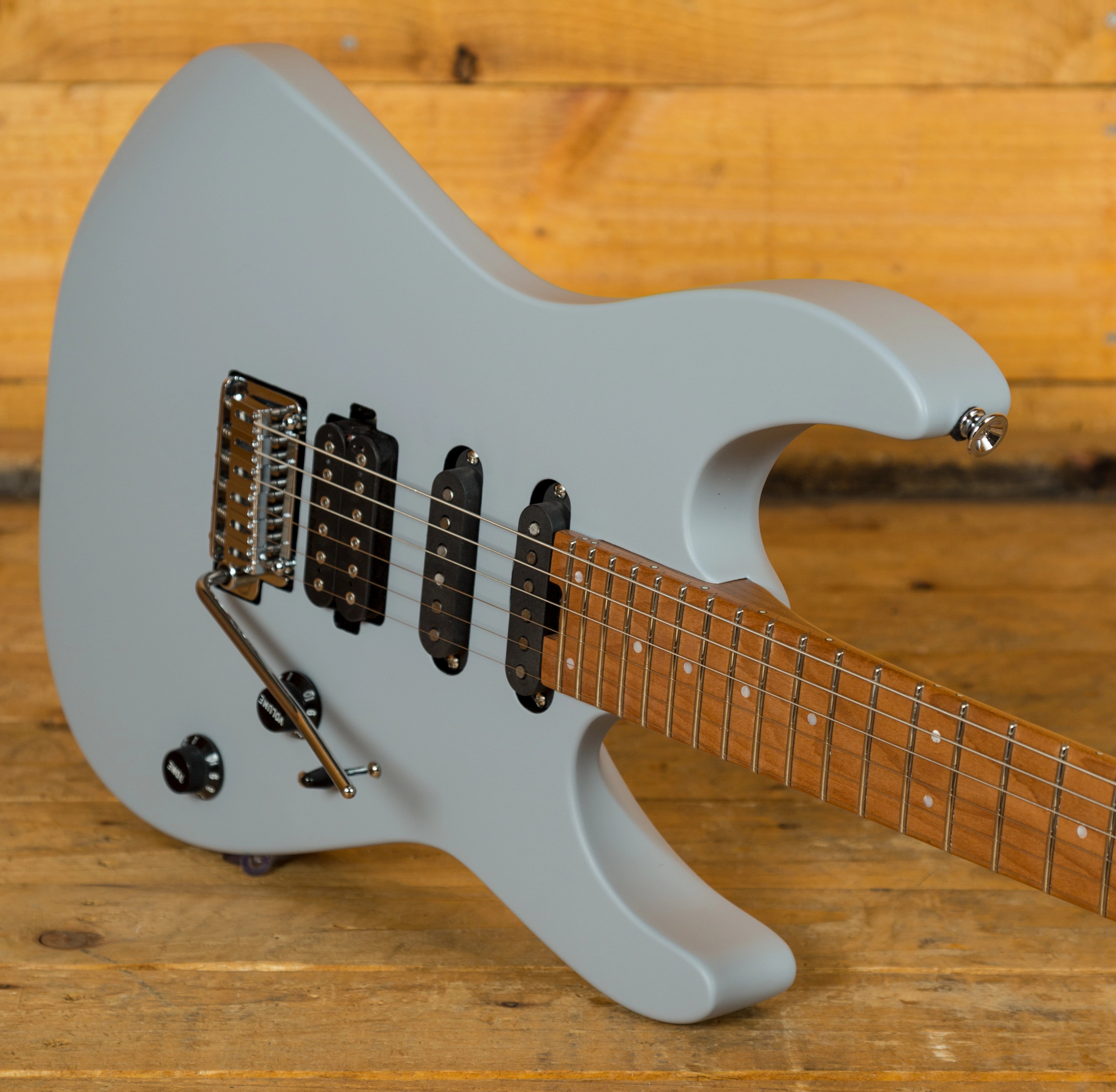 Charvel Pro Mod DK24 Dinky HSS 2PT Primer Grey Peach Guitars