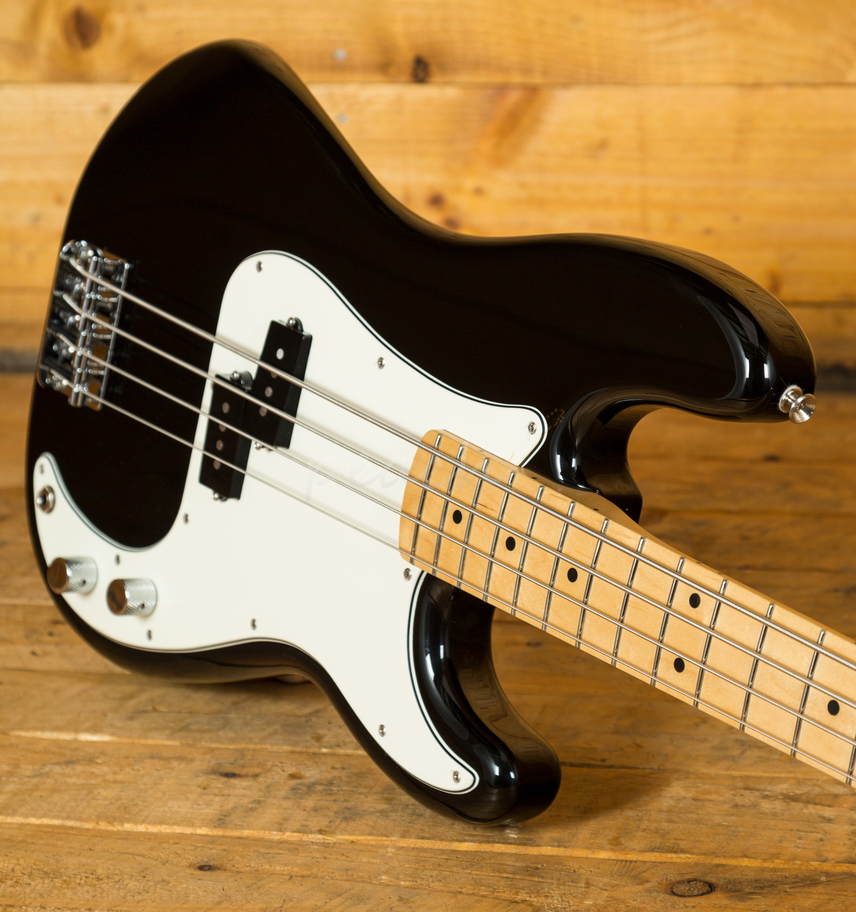 Fender Player P Bass Maple Neck Black Peach Guitars