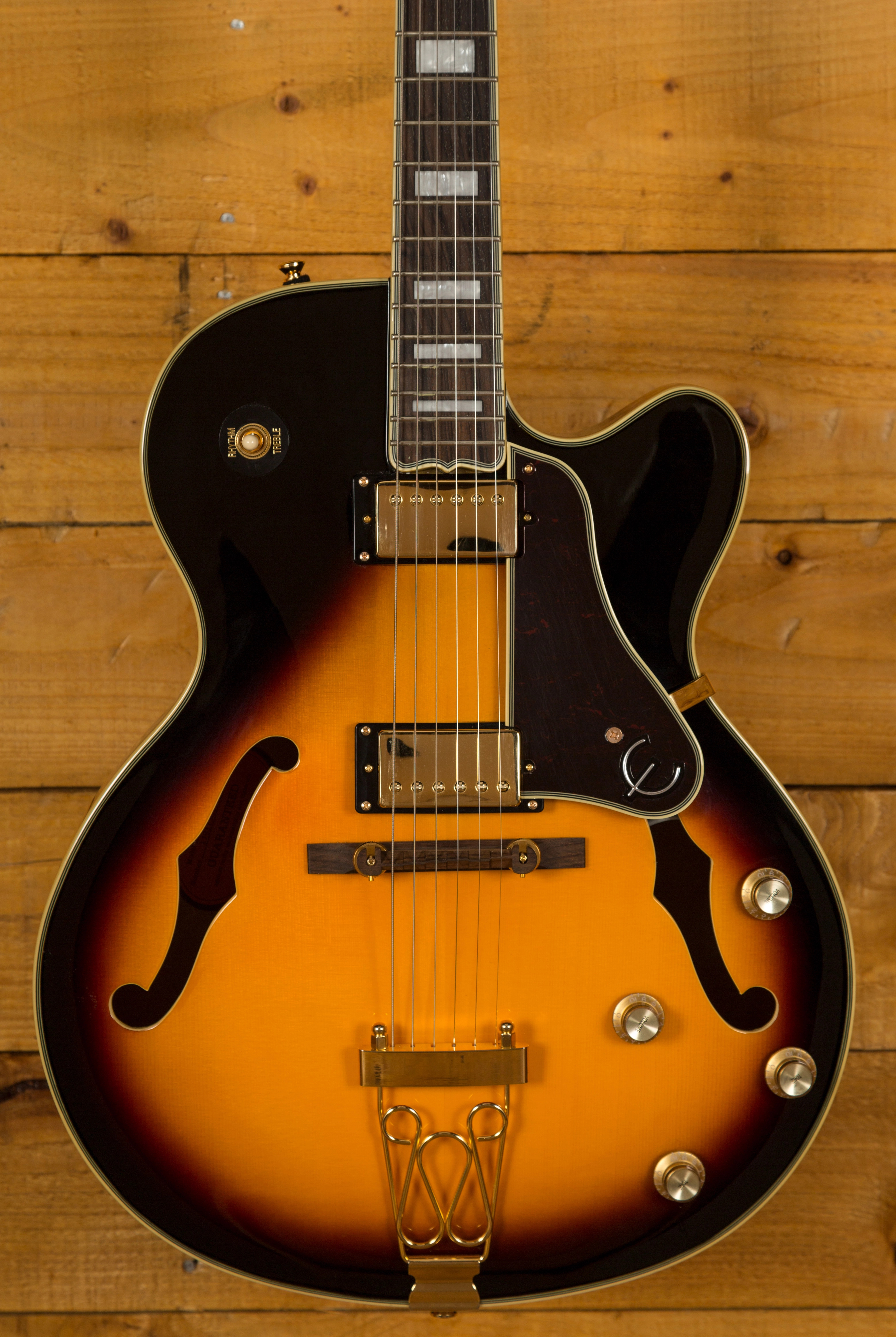 Epiphone Joe Pass EmperorII Pro Signature Chinese w/Hard Case Peach