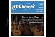 D'addario EJ38 10-47 12 String