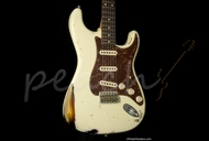 Fender Custom Shop 1960 Heavy Relic Strat Vintage White Over Sunburst