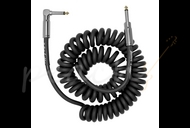 Bullet Cable Black Mini Coil 10ft cable Black