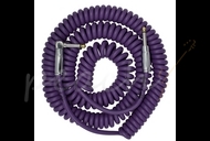 Bullet Cable 30ft Curly Lead Purple