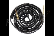 Bullet Cable 30ft Curly Cable Black