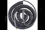 Bullet Cable 30ft Curly Cable BC-25CCSA Black