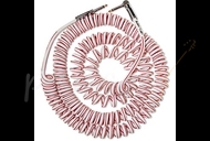 Bullet Cable Red and White Curly Cable 30ft