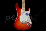 Fender American Deluxe Strat Ash Aged Cherry Burst Maple