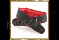 DSL GEG25-15-6 Genuine Leather 2.5 inch -Black/Red-