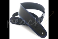DSL SGE25-15-8 Leather 2.5" Black with Blue Stitching