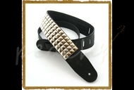 DSL 2.5" leather with pyramid studs 