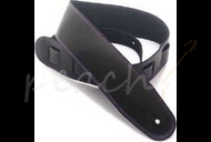DSL SGE25-15-9 Leather 2.5" Black with Purple Stitching