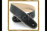 DSL GEP-25-15-3 2.5" Leather Black with Beige piping