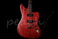 Fender Modern Player Jaguar Red Transparent