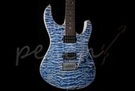 Suhr Modern Trans Blue Denim slate with trans white back
