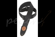 Levys 2" Cotton Guitar Strap - Black MSSC8-BLK