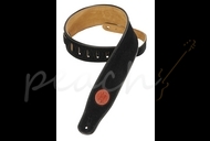 Levy's Suede Leather guitar strap - Black MSS3-BLK