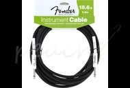 Fender 18.6ft Straight Instrument Cable Black