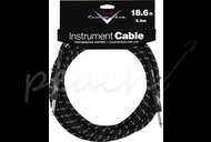 Fender Custom Shop 18.6ft Instrument Cable Black Tweed