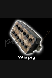 Bare Knuckle 'Warpig' Humbucker Covered Black Battleworn