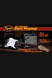 Squier 'Start Playing' Affinity special pack Black