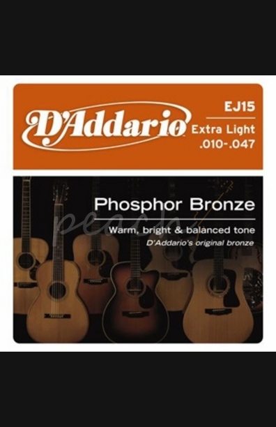 D'addario EJ15 10.47 Phosphor Bronze