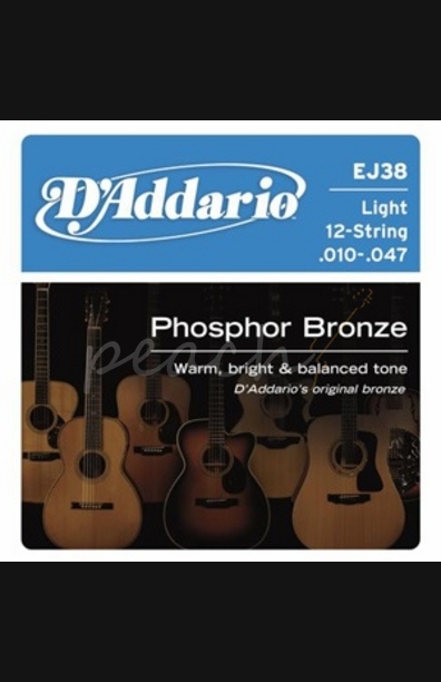 D'addario EJ38 10-47 12 String