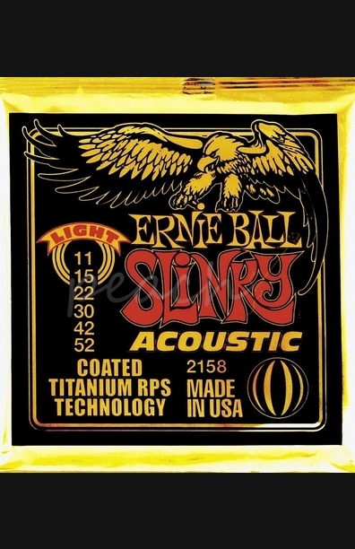 Ernie Ball Coated Slinky Acoustic 11's