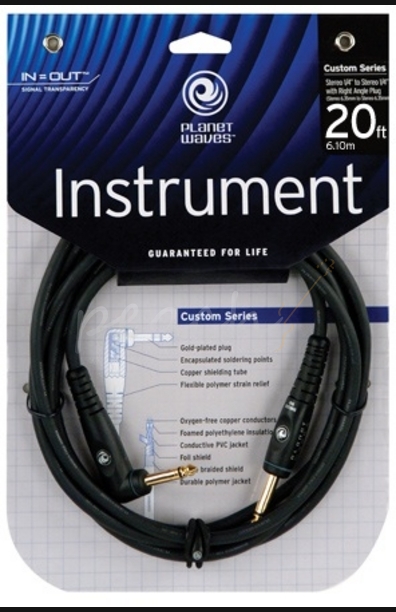 PW-GRA-20 Guitar Cable