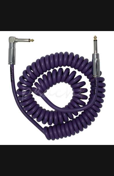 Bullet Cable mini coil 10ft Cable Purple
