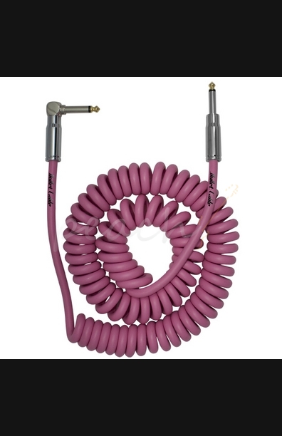 Bullet Cable Mini Coil 10ft Pink