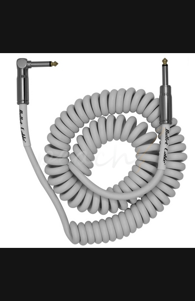 Bullet Cable Mini Coil 10ft Cable White