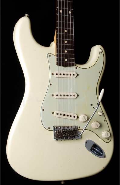 Fender Custom Shop Tone Machine 62 Relic Strat Aged Vintage White