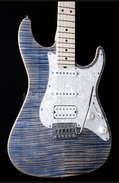 Suhr Pro Series S4 Faded Trans Blue Denim Slate