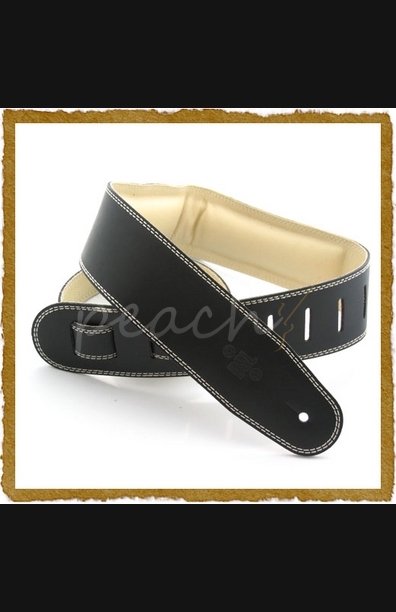 DSL GEG25-15-3 Genuine Leather 2.5 inch -Black/Beige-