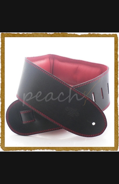 DSL GEG-35-15-6 Leather 3.5" Black with red backing