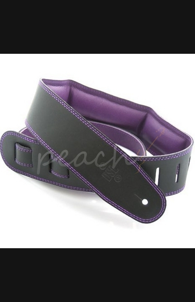 DSL GEG-35-15-9 Leather 3.5" Black with Purple Backing