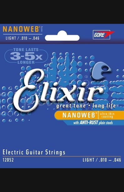 Elixir Electric Guitar Strings 10 to 46 3 pack!